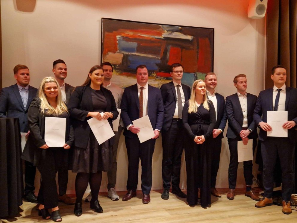 Frá vinstri: Sigurður Ingvi Rögnvaldsson (PwC), Eyðdís Sunadóttir (KPMG), Jóhann Andri Kristjánsson …